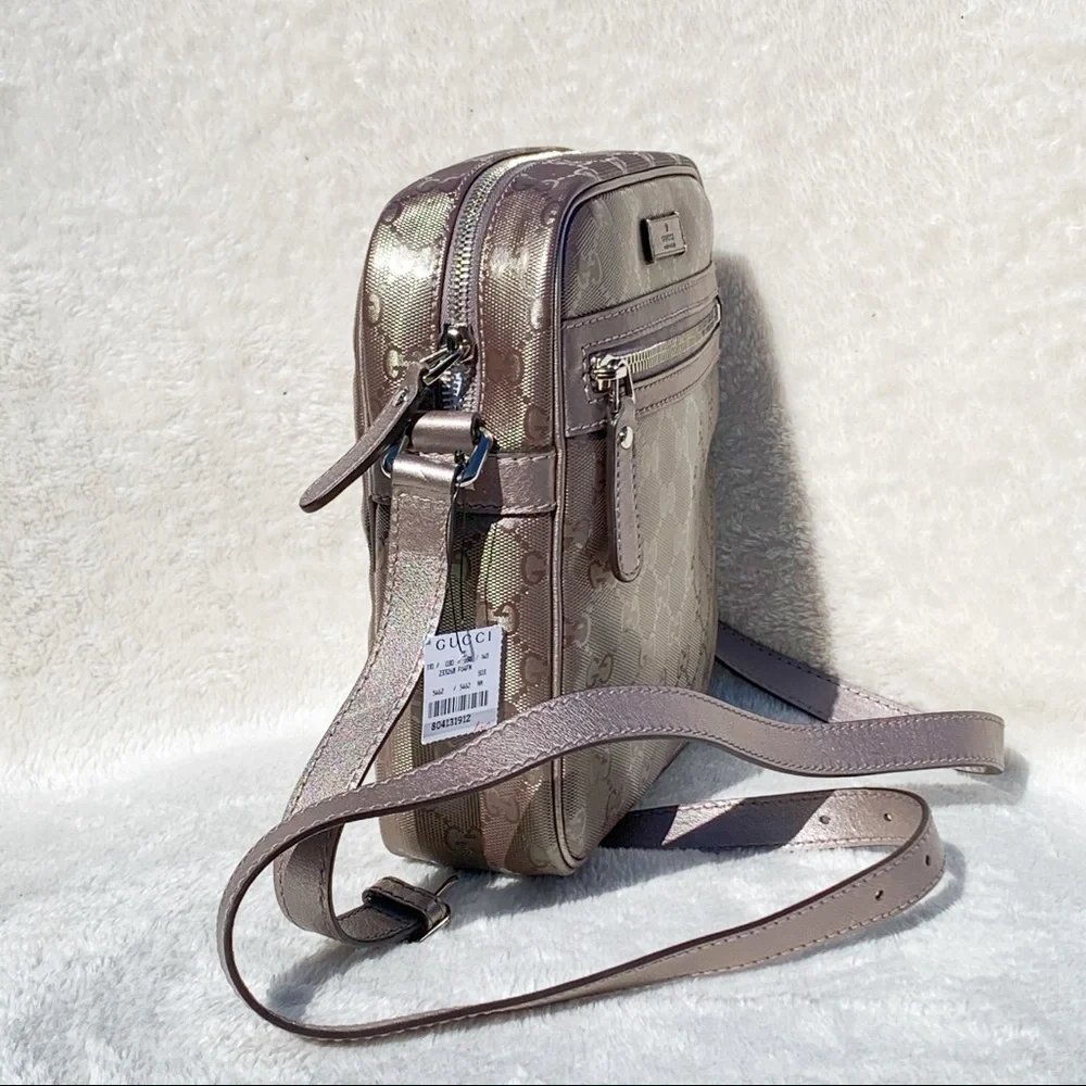 NWT Authentic Gucci “Imprime” Pilot Messenger Bag - Picture 2 of 8